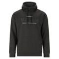 Kapuzensweatshirt CRUZ "Marco", Mädchen, Gr. 116, grau (dunkelgrau), 60% Polyester, 40% Baumwolle, bedruckt, unifarben, casual, normal, ohne Ausschnitt, Langarm, Sweatshirts, mit modischem Print