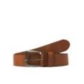 Ledergürtel JACK & JONES "JACMICHAEL LEATHER BELT SN", Herren, Gr. 105, braun (cognac), Leder, unifarben, Gürtel