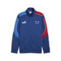Sweatjacke PUMA "BMW M Motorsport MT7 Sweatjacke Herren", Herren, Gr. S, blau (pro blau m color), Obermaterial: 34% Polyester, 66% Baumwolle; Rippe: 97% Baumwolle, 3% Elasthan; Seitentasche – Oben: 100% Baumwolle; Seitentasche – Unten: 66% Baumwolle, 34% Polyester, Sweatjacken Sweatjacke