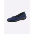 Ballerina CLASSIC, Damen, Gr. 37, blau (marine), Textil, Basic, Schuhe