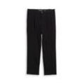 TOM TAILOR DENIM Herren TTLoose Chino Hose mit BÃ¼gelfalte, schwarz, Uni, Gr. 28/32