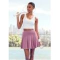 Skort VIVANCE ACTIVE, Damen, Gr. S (36/38), rosa (rosé), Single Jersey, Obermaterial: 95% Viskose, 5% Elasthan, unifarben, Basic, lässig geschnitten ca. Mitte Oberschenkel, Röcke Skort, Tellerrock mit integrierter Shorts für Fitness, Sport und Freizeit