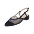 Pumps PETER KAISER "Peter Kaiser Pumps Lederimitat", Damen, Gr. 38,5, blau (navy), Lederimitat, Schuhe