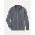 Zip-Strickjacke Merino Extrafein