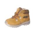 Schnürstiefelette PEPINO "Pepino Stiefelette Leder", Damen, Gr. 22, gelb, braun, Leder, casual, Schuhe