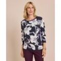 Pullover mit Blumen-Muster, Jacquard