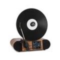 Verticalo SE DAB Retro-Plattenspieler DAB+ UKW-Tuner USB BT AUX holz