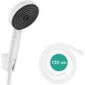 hansgrohe Pulsify Select S Brausehalterset 24302700 Relaxation, mit Brauseschlauch 125cm, mattweiß