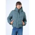 Steppjacke GARCIA, Mädchen, Gr. 140/146, xanadu, Web, Obermaterial: 100% Polyester, unifarben, casual, regular fit taillenbedeckt, Langarm, Jacken, mit Kapuze for GIRLS