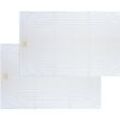 Hotelmatte DYCKHOFF "Nature", weiß, H:3mm, Baumwolle, Badematten, Hotelmatte, 2 teilig