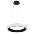 GLOBO LIGHTING LED-Hängeleuchte "TABANO", schwarz (schwarz matt), 1, Leuchten, Hängelampe, opal, Design, Esszimmer, Esstisch