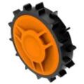 Ersatzrad WORX "Landroid Antriebs-Räder mit griffigem Profil", orange, Kunststoff, Räder, für verbesserte Traktion auf nassem Gelände