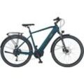E-Bike PROPHETE "Entdecker 3.0" Gr. 54, blau (dunkelblau, schwarz), Elektrofahrräder, 54cm, 28 Zoll (71,12cm), Pedelec, Elektrofahrrad für Herren, Topseller
