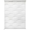 Doppelrollo K-HOME "Doppelrollo Trapez" Gr. 40, weiß (weiß, weiß), B:30cm H:150cm, Polyester, Rollos