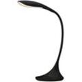 NÄVE LED Tischleuchte "Alf", schwarz, Ø 17cm H: 39,5cm, 1 Stk., Leuchten, Dimmbar, incl. Trafo, Toufunktion, schwarz, Höhe flexibel bis 37,5cm, Schreibtischlampe