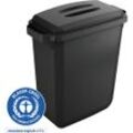 DURABLE Wertstoffbehälter DURABIN® ECO, Volumen 60 l, HxBxT 645 x 590 x 282 mm, schwarz