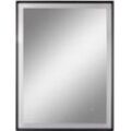 PACO HOME Wandleuchte "JENNY", schwarz, H: 5cm, Leuchten, Beleuchteter Spiegel LED Backlight Badspiegel Touch- Rechteckig IP44, LED Badleuchte Spiegel mit Beleuchtung