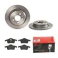 BREMBO Bremsensatz, Scheibenbremse hinten rechts links voll 288mm für VOLVO 9434167 30648382 8634925 1420-55007