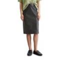 Lederrock MARC O'POLO "aus softem Lammleder", Damen, Gr. 36, schwarz, Obermaterial: 100% Leder (Lamm); Futter: 100% Polyester, unifarben, normal knielang, Röcke