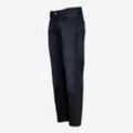 Schwarze Straight Leg Jeans mit Logo-Details