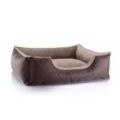 BedDog Hundebett TEDDY Hundesofa waschbares Hundebett mit Rand Hundekissen