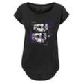 T-Shirt F4NT4STIC "E.T. Unisex Kiss", Damen, Gr. L, schwarz, Obermaterial: 100% Baumwolle, regular fit, Rundhals, ohne Bündchen, Shirts, Official Merch