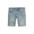 TOM TAILOR Herren TTJOSH REGULAR SLIM Jeans Shorts mit Stretch, blau, Uni, Gr. 36