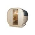 HOME DELUXE Outdoor Sauna »CUBE XL«