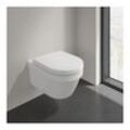 Villeroy und Boch Architectura Combi-Pack-Wand-Tiefspüler 4694HR01 spülrandlos, mit WC-Sitz, weiß