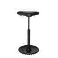 Hocker TOPSTAR Sitness H1-Work, Kunstleder, höhenverstellbar, TPU-Sohle, Clean-Effekt-Gasfeder, desinfektionsmittelbeständig, schwarz
