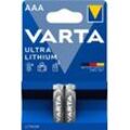 VARTA Batterie PROFESSIONAL LITHIUM, Micro AAA, 1,5 V, 2 Stück