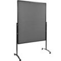 Moderationswand Legamaster PREMIUM PLUS klappbar, Textil, grau