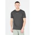 Funktionsshirt ENDURANCE "Alan", Herren, Gr. M, grau (dunkelgrau), 100% Polyester, unifarben, normal, Rundhals, Shirts Funktionsshirt, mit Quick Dry-Technologie und Stretchfunktion