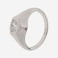 Ring aus Sterling Silber mit Dreieck-Zirkon