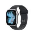 Apple Watch Series 11 Aluminium (GPS + Cellular) 42mm Space Grau (Sportarmband Schwarz) M/L