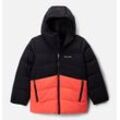 Winterjacke COLUMBIA "ARCTIC BLAST II JACKET", Jungen, Gr. L (152/158), schwarz (schwarz, zing), Softshell, Obermaterial: 100% Nylon. Futter: 100% Polyester, normal, hoch geschlossener Ausschnitt, eingesetzt elastischer Bund, Jacken Winterjacke, Für Kinder, mit Reißverschlusstaschen