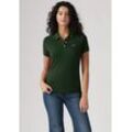 Poloshirt LEVI'S "LEVI'S HM POLO", Damen, Gr. XS (34), mountain view, Piqué, Obermaterial: 95% Baumwolle, 5% Elasthan, slim fit normal, ohne Ausschnitt, angesetztes Bündchen, Shirts, Piqué aus elastischer Baumwollmischung