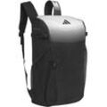 Sportrucksack ADIDAS PERFORMANCE "BackPack Combat Sports black/white" Gr. S, schwarz (schwarz, weiß), Rucksäcke, B/H/T: 28cm x 45cm x 17cm, S, Polyester, B:28cm H:45cm T:17cm