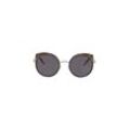 TOM TAILOR Damen Runde Sonnenbrille mit getönten Gläsern, schwarz, Gr. ONESIZE