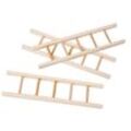 Mini-Leitern aus Holz, 15 x 4 cm, 3 Stück