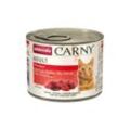 Animonda Carny Adult Rind pur 6 x 200g Katzenfutter ohne Soja