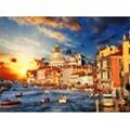 PAPERMOON Fototapete "Venice Sunset" Tapeten Gr. B/L: 5 m x 2,8 m, Bahnen: 10 St., bunt (mehrfarbig) Fototapeten