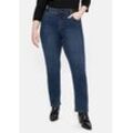 Große Größen: Gerade Jeans mit »Ultimate Stretch«, wächst bis 3 Gr. mit, dark blue Denim, Gr.1