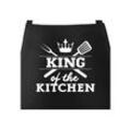 MoonWorks Grillschürze Grill-Schürze für Männer mit Spruch King of the kitchen Küchenschürze Moonworks®