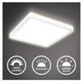 B.K.Licht Deckenleuchte LED Decken-Panel 293x293x28mm dimmbar Backlight Ultra-flach