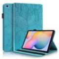 Wigento Tablet-Hülle Für Samsung Galaxy Tab S6 Lite 2020 / 2022 / 2024 Tasche Baum Muster