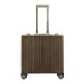 Aleon Deluxe 4-Rollen Businesstrolley 45 cm bronze