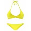 BENCH. Set: Triangel-Bikini 'Lambada' gelb Gr. 32 Cup A/B. Ohne Bügel