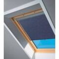 Dachfensterrollo, VELUX, Lichtschutz, VELUX »Pick & Click!«, blau