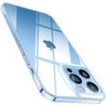 MSM Handyhülle Hülle für Apple iPhone 13 / Pro / Max / Mini Silikon Schutz Handyhülle Case Tasche Klar Slim